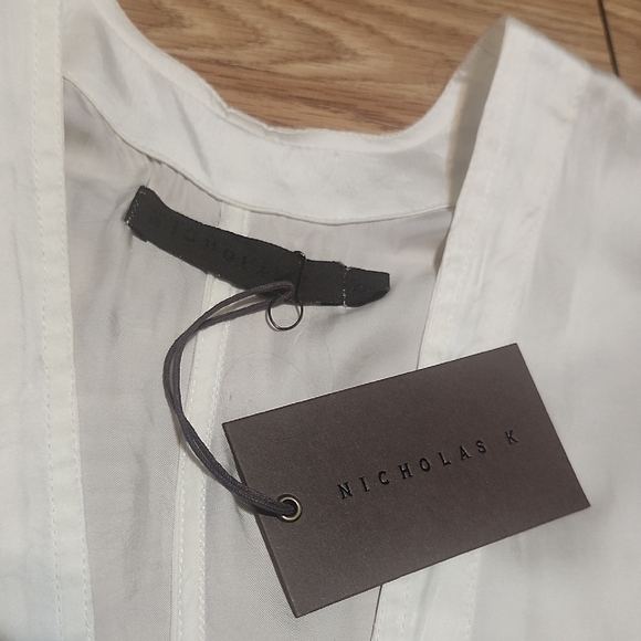 NICHOLAS K DRIFTER White Draped Maxi Dress - Picture 9 of 16